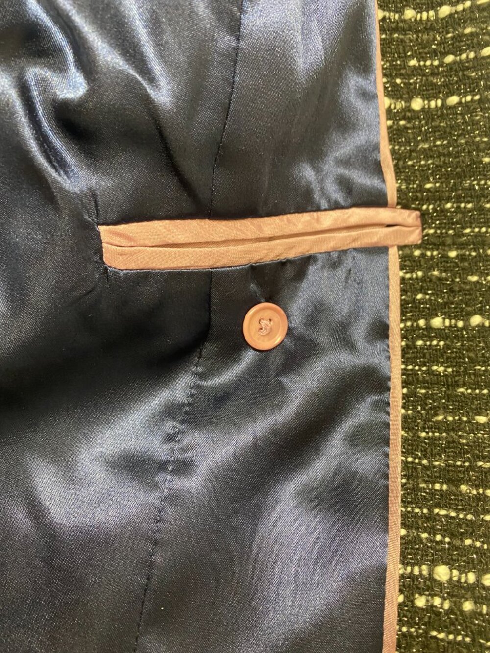 J. Crew Tweed Braided Trim Lady Coat 0 - Picture 9 of 14